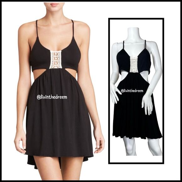 L*Space Libra Dress in Black-Cream SZ L $149 - Picture 2 of 14